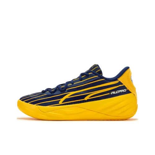 PUMA Все Pro Nitro Баскетбольные кроссовки Low Топ Синий Мужской