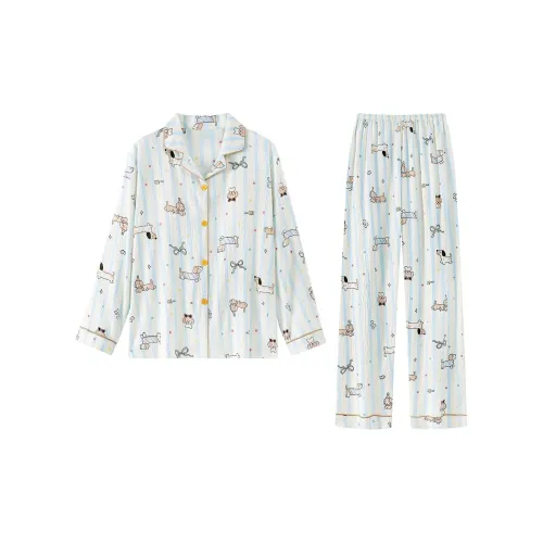 SWEET CAT Пижамный комплект Женские Милый щенок