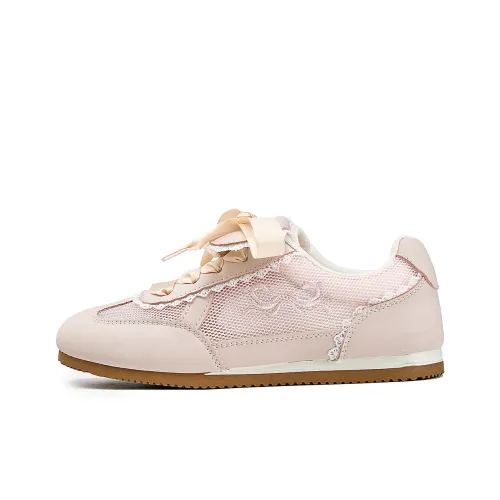 La Chapelle Противоскользящий и Износостойкий Rebound Дышащий Низкий Топ Повседневная Обувь Женская Розовая