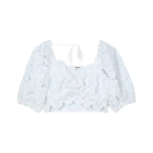 SANDRO Небесно-голубые Женские Рубашки T