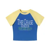 Синий укороченный