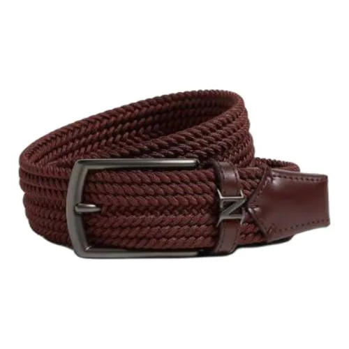 Ermenegildo Zegna Хлопок Кожаные ремни Унисекс