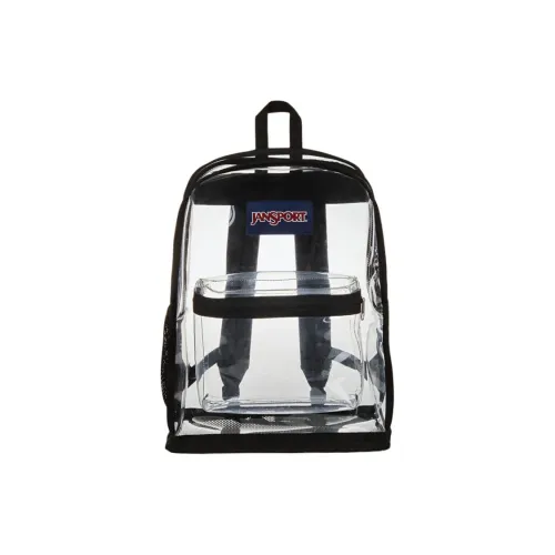 JanSport Переработанные материалы Рюкзак Унисекс Прозрачный и Черный