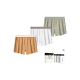 Устрица Экстракт Дышащий Антибактериальный [Сине-зеленый + Морозно-белый + Осенние Листья Желтый] 3 шт Подарочная коробка Набор