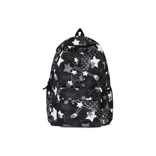 Meow In The Grass Нейлон Рюкзак Стандартный Унисекс Черный Желтый Зеленый Синий Розовый