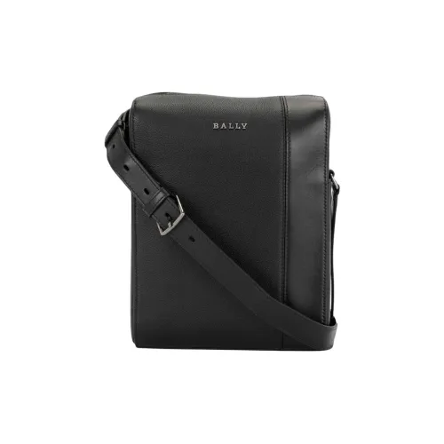 BALLY Кожа Курьерская Сумка Сумка через плечо Мужская Черная