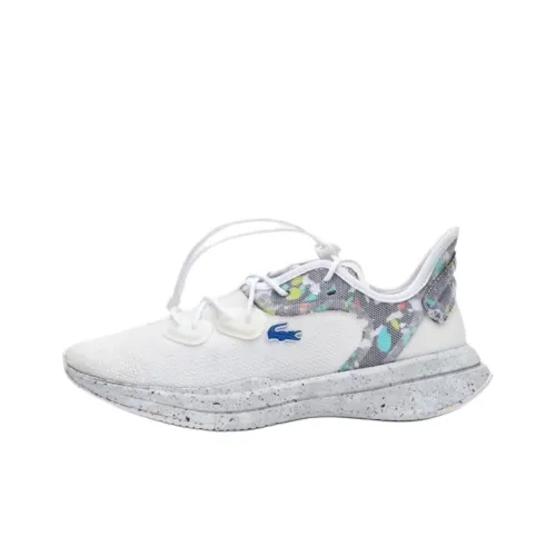 LACOSTE Run Spin Ultra Беговые кроссовки Низкий верх Белый Серый Женские