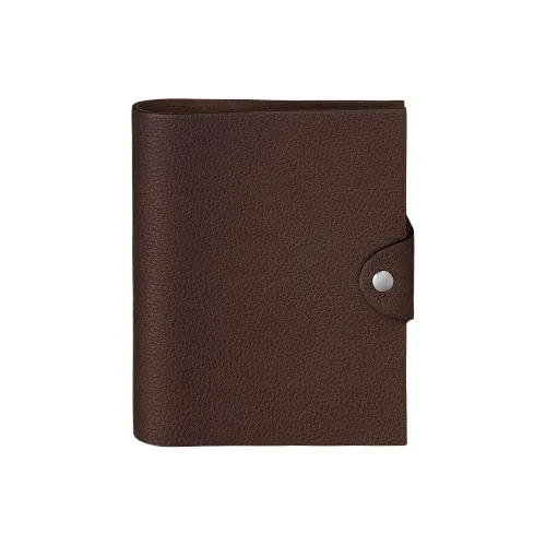 HERMES Ulysse Коровья кожа Togo Путешествие Сумка для хранения Женская 47 Шоколад