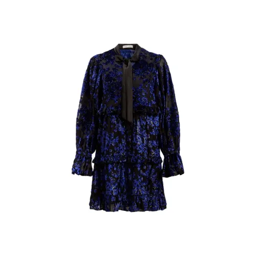 ALICE+OLIVIA Длинное платье с длинными рукавами женское