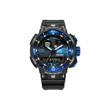 8981 - Черный Синий - Белый Текст на Черном