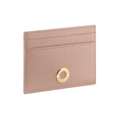 BVLGARI Коровья кожа Держатель для карт Стандартный Женский Розовый