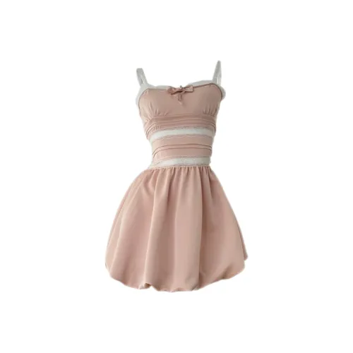 EMDPN Розовый Женские Слиплатья