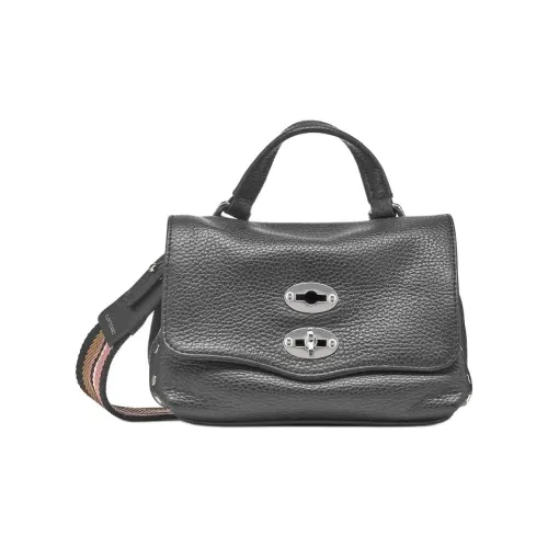 Zanellato Postina Телячья кожа Сумка Унисекс Черный