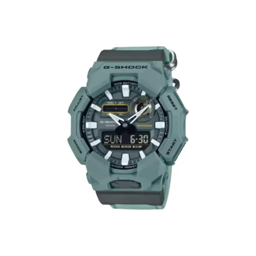 CASIO GA 010 Collection Кварцевый механизм Холстовый ремешок Часы Унисекс Серый циферблат