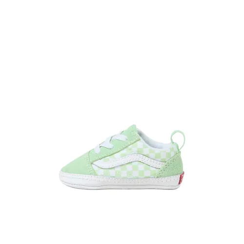 Vans Old Skool Low Топ Обувь для малышей Зеленый Infant Wa Toddler