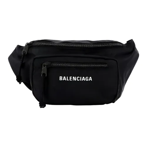 Balenciaga Nylon Wallet Men's Black
