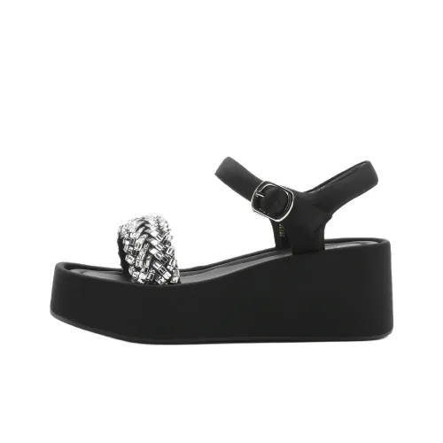 FIVE PLUS One Ремень Сандалии Женские Черный