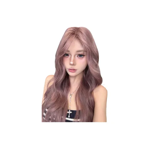 YOUXI ROCK SWEET Парики Ручная подвешенная Передняя часть Кружево Молочно-чайный Розово-золотой