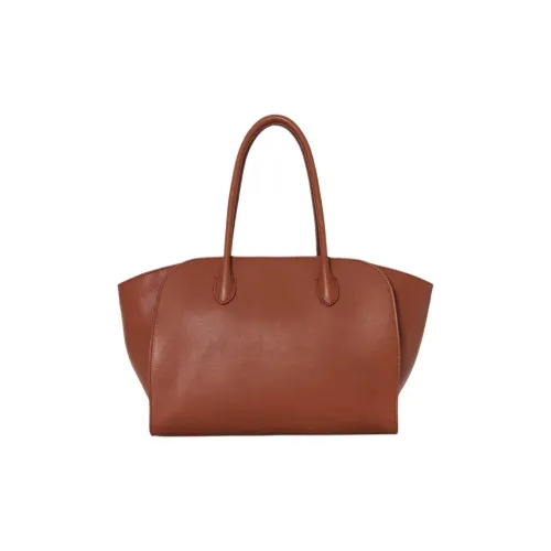 THE ROW Marlo Телячья кожа Сумка Унисекс Коричневый