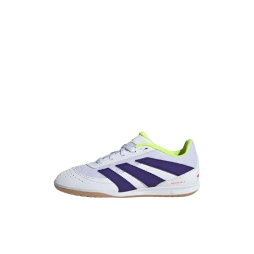 Adidas Predator CLUB Slip-resistant Abrasion-resistant Low Top Детская футбольная обувь Белый Фиолетовый Детская