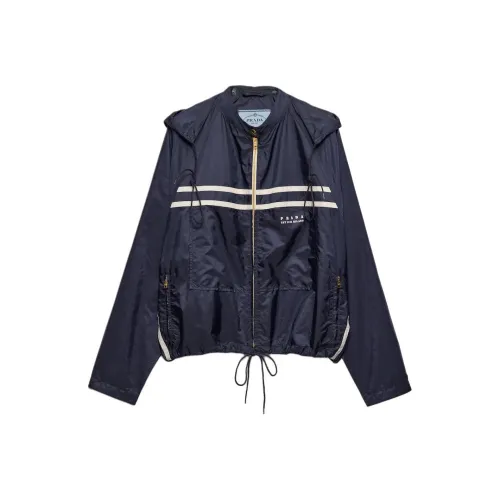 PRADA FW25 Куртки и пальто Женские Синий