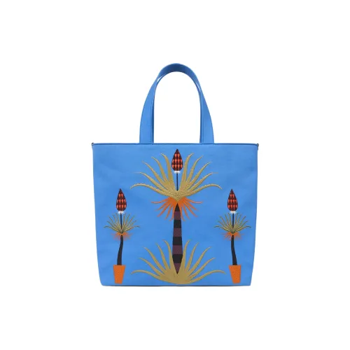 ETRO Canvas Bag Tote Bag Shopping Bag Women's Blue