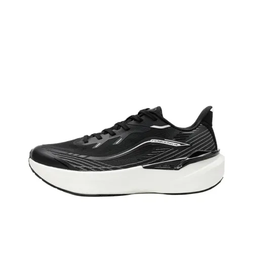 QIAODAN Беговые кроссовки Low Top Черные Мужские