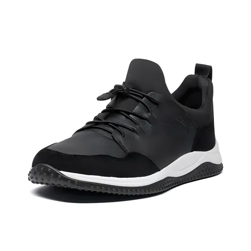 Clarks Низкий Топ Повседневная Обувь Мужская Черная