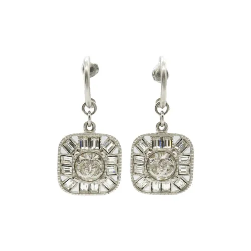 CHANEL Серьги из металла женский серебряный