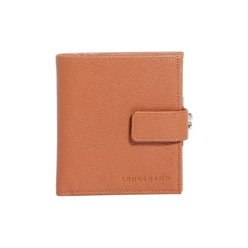 LONGCHAMP Le Foulonné Коровья кожа Кошелек Женские Карамель