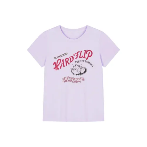 361° x Garfield Collaboration T-Shirt Женская Eudormia Purple