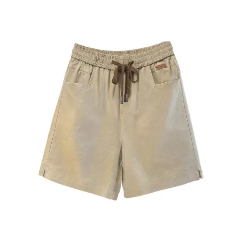 Cypress House Повседневные шорты женские светлый хаки