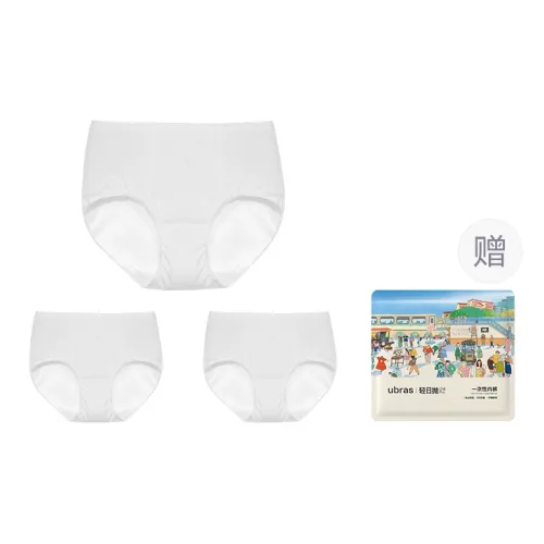 Ubras Comfortable Underwear Series Белое Женское Одноразовое Нижнее Белье