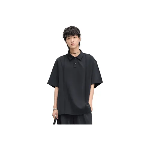 HERBEL Черная мужская поло