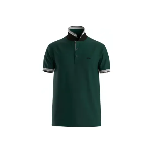 Hugo Boss Поло Мужское Зеленое