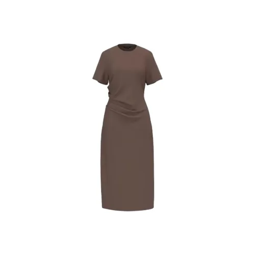 URBAN REVIVO Короткое платье с короткими рукавами женское