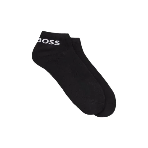 Hugo Boss 2 пачки черных мужских носков