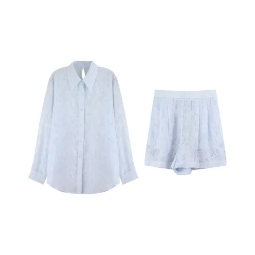 DianThia Рубашка Шорты Повседневный Костюм Женские