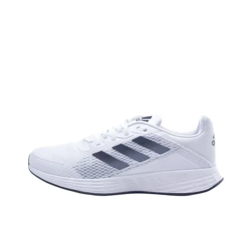 Adidas Duramo Sl Slip-resistant Abrasion-resistant Low Top Casual Running Shoes Men's White Adidas Duramo Sl Противоскользящий устойчивый к истиранию низкий топ повседневная обувь для бега мужской белый