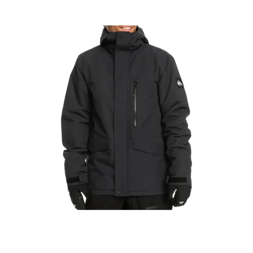 Quiksilver Черная мужская лыжная куртка