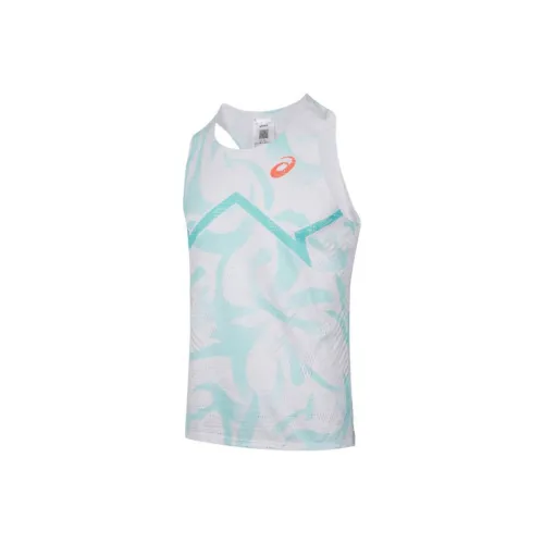 Asics Топ Мужской Синий Белый