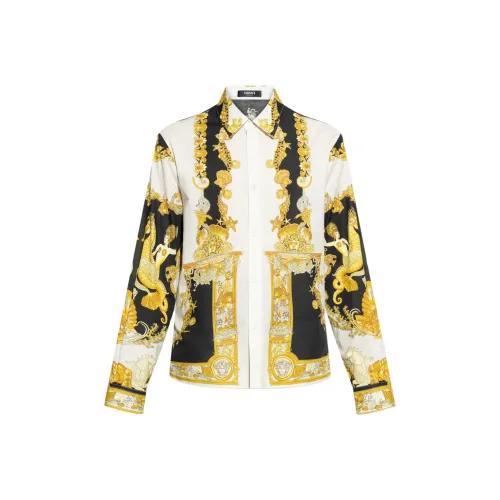 VERSACE Многоцветные Мужские Рубашки