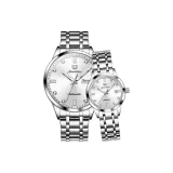 Стальной браслет, натуральный белый, пара, часы, 1 пара