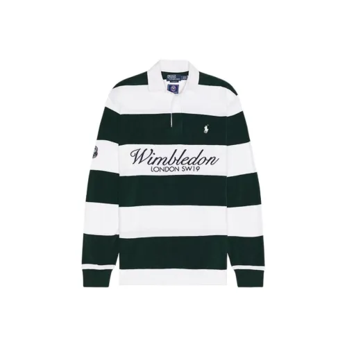 Polo Ralph Lauren Polo Мужской Моховый Зеленый Белый