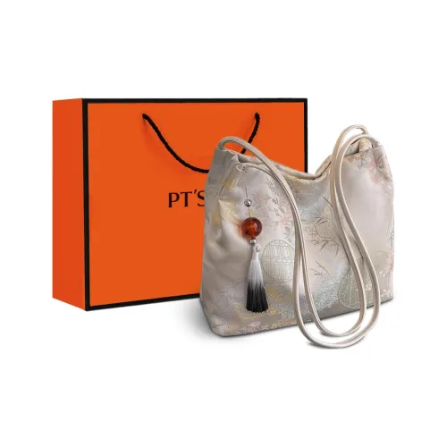 PT'SON Ткань Подмышка Сумка на плечо Сумка Тоут Сумка Стандартная Женская Бежевая