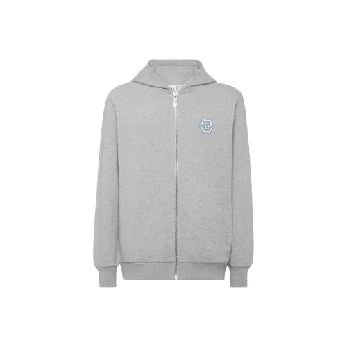 PHILIPP PLEIN SS25 Толстовка Мужской Серый