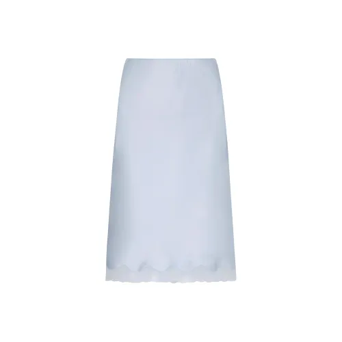 THE ROW Повседневный Длинный Юбка Женские Glacier Blue