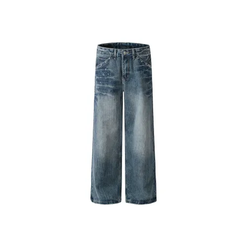 MT99 Синие Унисекс Джинсы