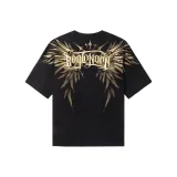 Чёрный с золотым принтом.