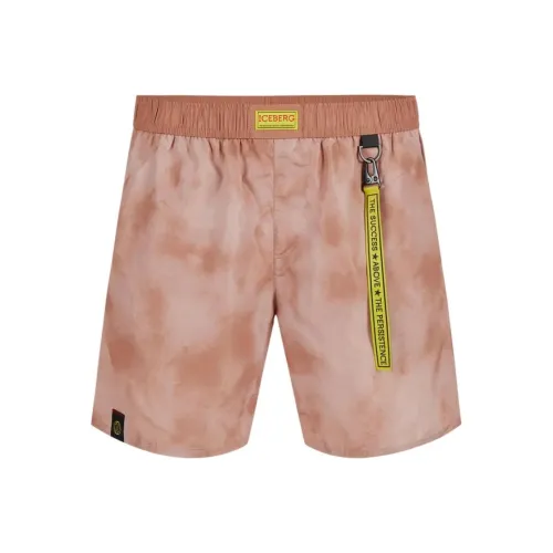 Айсберг Пляжные шорты Мужские Розовые